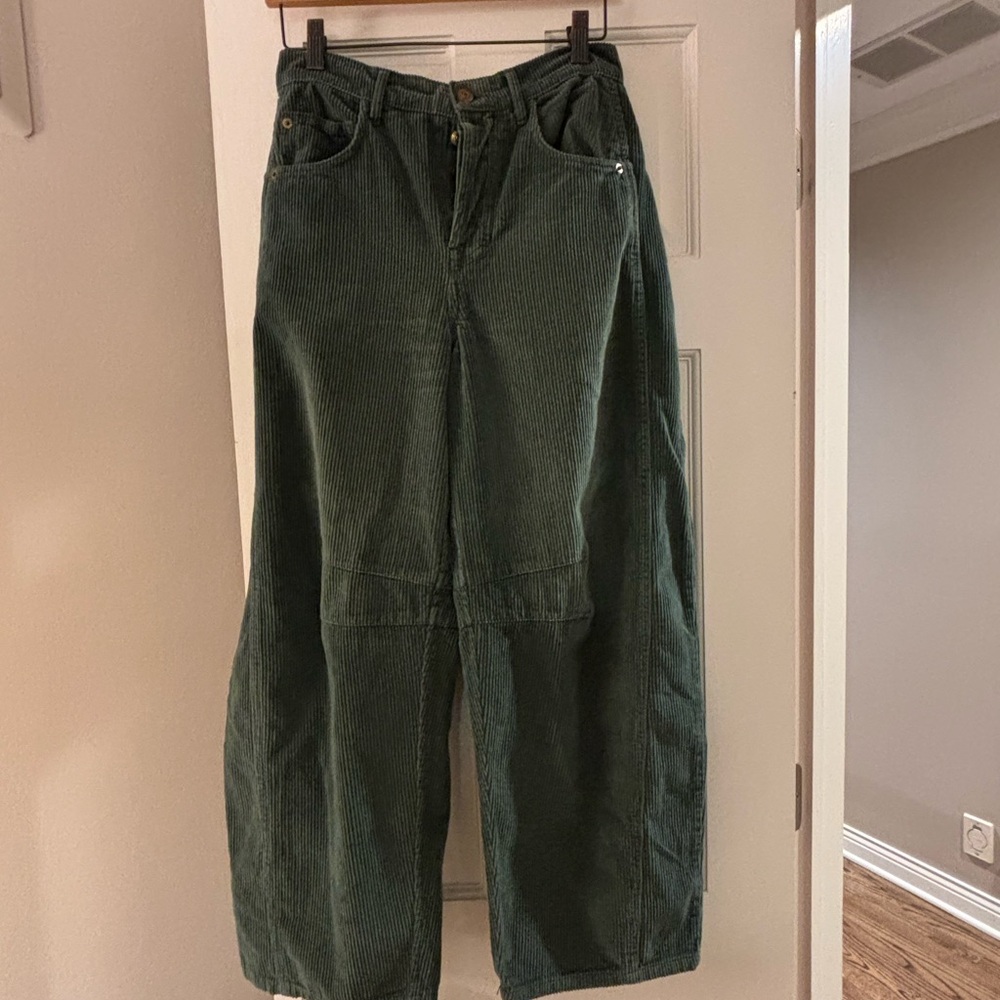 We The Free Green Corduroy Pants